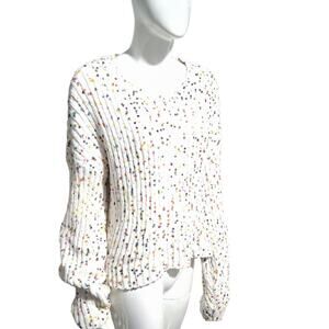 Altar'd State Women's size Medium Grungecore‎ Confetti Chenille Festival Sweater
